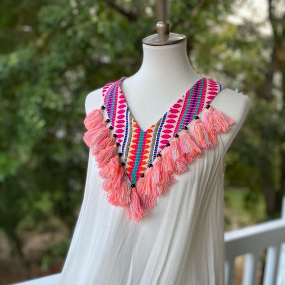 America & Beyond Tassel Dress NWT Small - Picture 11 of 14